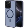 Mobiparts Hardcover iPhone 16 Pro Max MagSafe Hülle Hardcase Backcover - Satin Blue