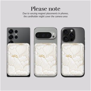 MIO Kartenetui - 3 Karten - MagSafe Kompatibel - Roses