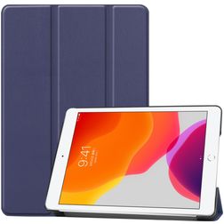 Mobigear Tri-Fold iPad 7 (2019) Hülle Klapphülle - Dunkelblau