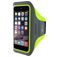 Mobiparts Comfort Fit Handyhalterung Joggen iPhone 6s Plus Sporthülle Neopren Sportarmband - Neon Green