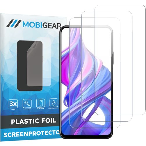 Mobigear HONOR 9X Pro Displayschutz Schutzfolie - Hüllenfreundlich (3er Pack)