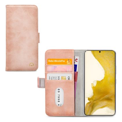 Mobilize Elite Gelly Samsung Galaxy S22 Plus Klapphülle Portemonnaie - Soft Pink