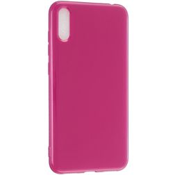 Mobigear Colors Huawei Y7 Pro (2019) Hülle Flexibles TPU Backcover - Rot
