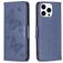 Mobigear Butterfly iPhone 16 Pro Max Hülle Klapphülle Geldbörse - Blau