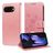 Mobigear Flowers Google Pixel 9a Hülle Klapphülle Geldbörse - Roségold