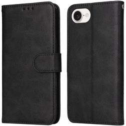 Mobigear Wallet iPhone 17e Hülle Klapphülle Geldbörse - Schwarz