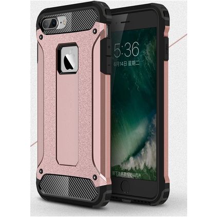 Mobigear Outdoor iPhone 8 Plus Hülle Hardcase Backcover Stoßfest - Roségold