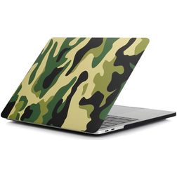 Mobigear Design MacBook Air 13 Zoll (2018-2020) Hardcase Hülle MacBook Case - Jungle Camauflage - Model A1932 / A2179 / A2337
