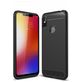 Mobigear Brushed Slim Motorola One Power Hülle Flexibles TPU Backcover - Schwarz