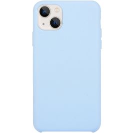 Mobigear Rubber Touch iPhone 15 Silikon Hülle Backcover - Blau