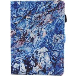 Mobigear Marble iPad 6 (2018) Hülle Klapphülle - Blau