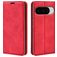 Mobigear Retro Slim Google Pixel 10 Hülle Klapphülle Geldbörse - Rot