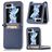 Mobigear Excellent Samsung Galaxy Z Flip 5 Hardcase Backcover mit Kartenfach - Blau