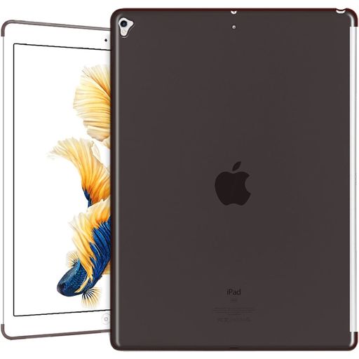 Mobigear Basics iPad Pro 12.9 Zoll (2017) Hülle Flexibles TPU Backcover - Schwarz