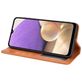 Mobigear Sensation Samsung Galaxy A13 5G Hülle Klapphülle Geldbörse - Braun
