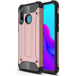 Mobigear Outdoor Huawei P30 Lite Hülle Hardcase Backcover Stoßfest - Roségold