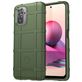 Mobigear Rugged Shield POCO M5s Hülle Flexibles TPU Backcover Stoßfest - Grün