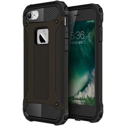Mobigear Outdoor iPhone SE (2020) Hülle Hardcase Backcover Stoßfest - Schwarz