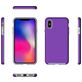 Mobigear Antislip iPhone XS Max Hülle Hardcase Backcover Stoßfest - Lila
