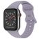 Mobigear Sport Dual Silikon Apple Watch Armband Pin-and-Tuck-Verschluss - 49/46/45/44 mm - Lavender Grey
