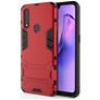 Mobigear Armor Stand OPPO A31 Hülle Hardcase Backcover Stoßfest mit Ständer - Rot