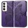 Mobigear Butterfly OPPO Reno 12 Pro Klapphülle Portemonnaie - Lila