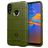 Mobigear Rugged Shield Motorola Moto E6 Plus Hülle Flexibles TPU Backcover Stoßfest - Grün