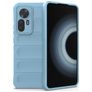 Mobigear Bumpy Xiaomi 12T Hülle Flexibles TPU Backcover - Blau