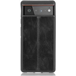 Mobigear Stitch Google Pixel 6 Pro Hülle Backcover - Schwarz