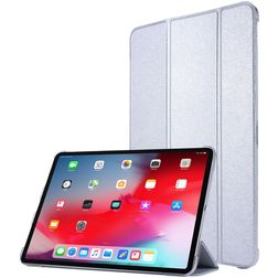Mobigear Tri-Fold Slim iPad Pro 12.9 Zoll (2018) Hülle Klapphülle - Silber