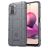 Mobigear Rugged Shield POCO M5s Hülle Flexibles TPU Backcover Stoßfest - Grau