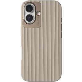 Nudient Bold iPhone 16 MagSafe Hülle Hardcase Backcover - Linen Beige