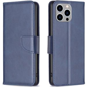 Mobigear Excellent iPhone 15 Pro Max Hülle Klapphülle Geldbörse - Blau