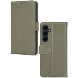 Mobilize Premium Gelly Wallet Samsung Galaxy A55 Hülle Klapphülle Geldbörse - Grün