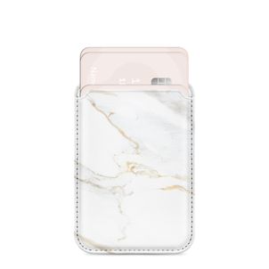 MIO Kartenetui - 3 Karten - MagSafe Kompatibel - White Marble