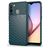 Mobigear Groove Samsung Galaxy A21 Hülle Flexibles TPU Backcover - Grün