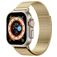 Mobigear Premium Loop Milanaise Apple Watch Armband Magnetverschluss - 49/46/45/44 mm - Gold