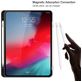 Mobigear Tri-Fold Gel iPad Pro 12.9 Zoll (2018) Hülle Klapphülle + Stifthalter - Blau