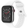 Mobigear Sport Dual Silikon Apple Watch Armband Drückerschließe - 42/41/40/38 mm - Weiß