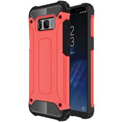 Mobigear Outdoor Samsung Galaxy S8 Hülle Hardcase Backcover Stoßfest - Rot