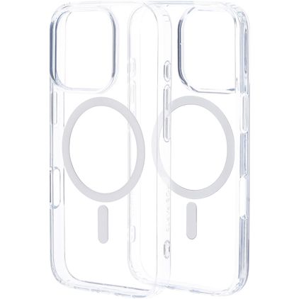 Mobiparts Hardcover Durchsichtig iPhone 16 Pro MagSafe Hülle Hardcase Backcover - Transparent