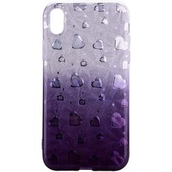 Mobigear Design iPhone XS Max TPU (flexibel) Backcover - Grau