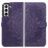 Mobigear Mandala Samsung Galaxy S21 FE Hülle Klapphülle Geldbörse - Lila