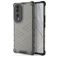 Mobigear Honeycomb HONOR 70 Hülle Hardcase Backcover Stoßfest - Schwarz