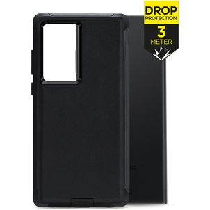 Mobilize Defender Samsung Galaxy S23 Ultra Hülle Hardcase Backcover Stoßfest - Schwarz