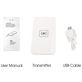Mobigear Plateau es Ladegerät Qi Wireless 5W 1A - Weiß