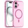 Mobigear Shockproof iPhone 16 MagSafe Hülle Flexibles TPU Backcover - Pink
