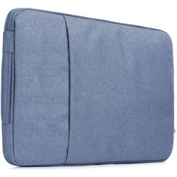 Mobigear Denim Zipper Laptop Sleeve 15 - 16 Zoll Laptop Hülle - Marineblau