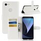 Mobigear Classic Google Pixel 3 Hülle Klapphülle Geldbörse - Weiß