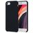Mobigear Rubber Touch iPhone SE (2022) Silikon Hülle Backcover - Schwarz